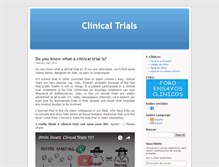 Tablet Screenshot of e-clinicos.es